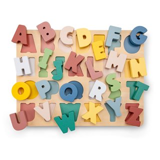 Houten alfabet puzzel - Letters A t/m Z